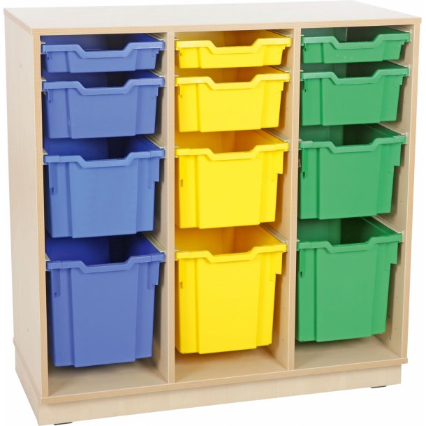 Color opbevaringsreol, xl,til vores farverige plastikbakker, ben ... Farverige reoler